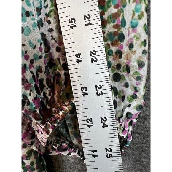 Meet Me In Santorini Lined Long Sleeve Dress Sz M - Picture 8 of 9